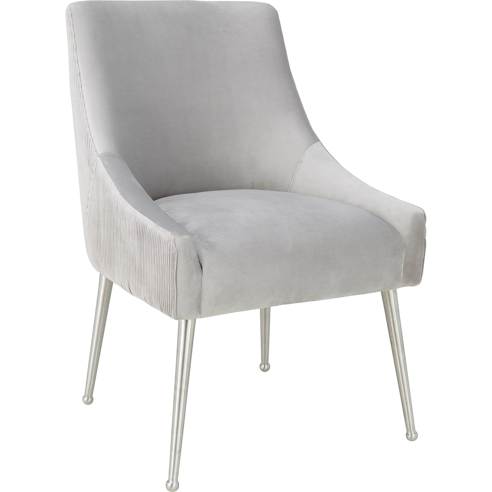 Beatrix Side Chair by TOV Furniture. Made from velvet in a modern style.