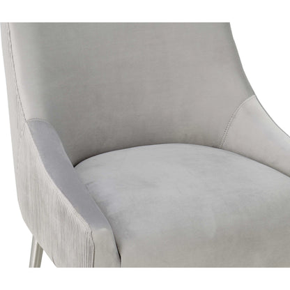 Beatrix Pleated Bar Stool by TOV Furniture. Made from unique in a modern style.