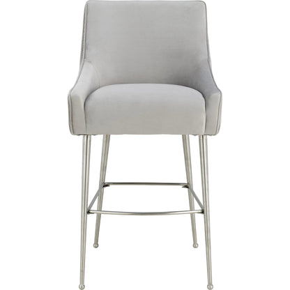 Beatrix Pleated Bar Stool by TOV Furniture. Made from unique in a modern style.