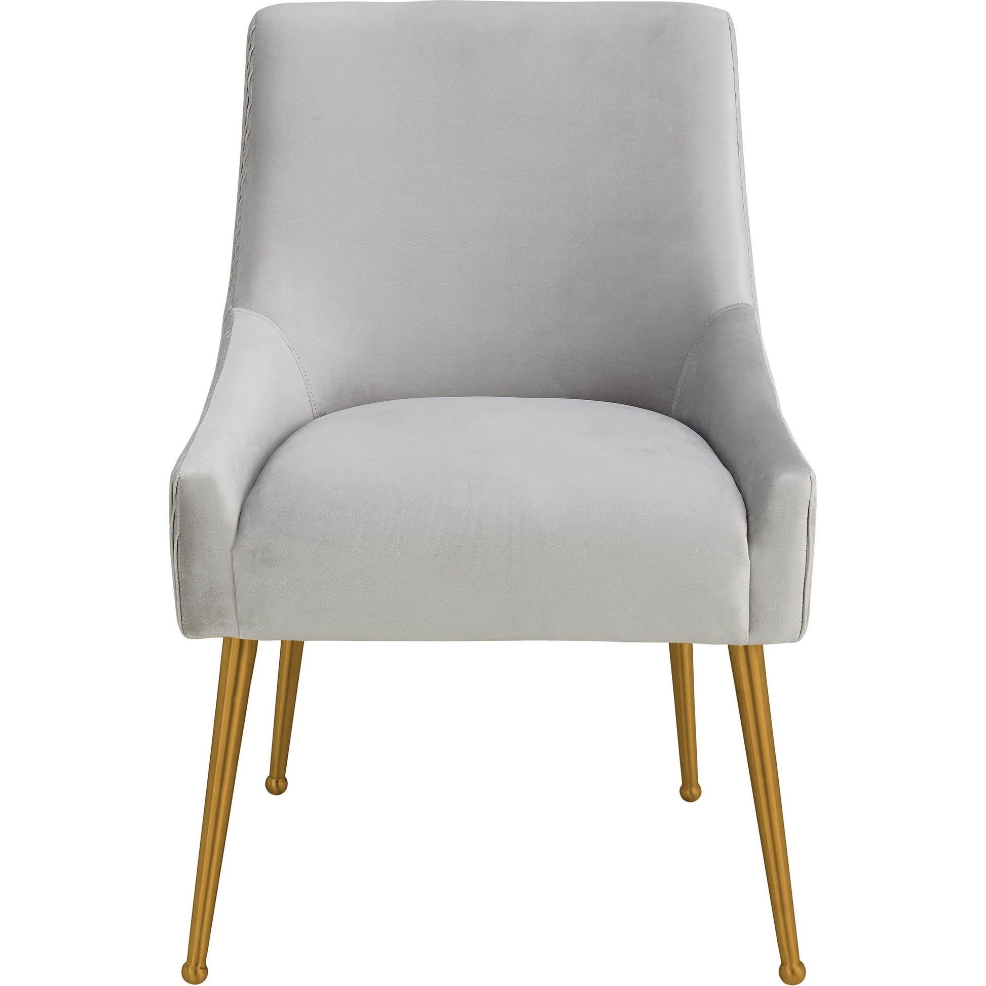 Beatrix Side Chair by TOV Furniture. Made from velvet in a modern style.