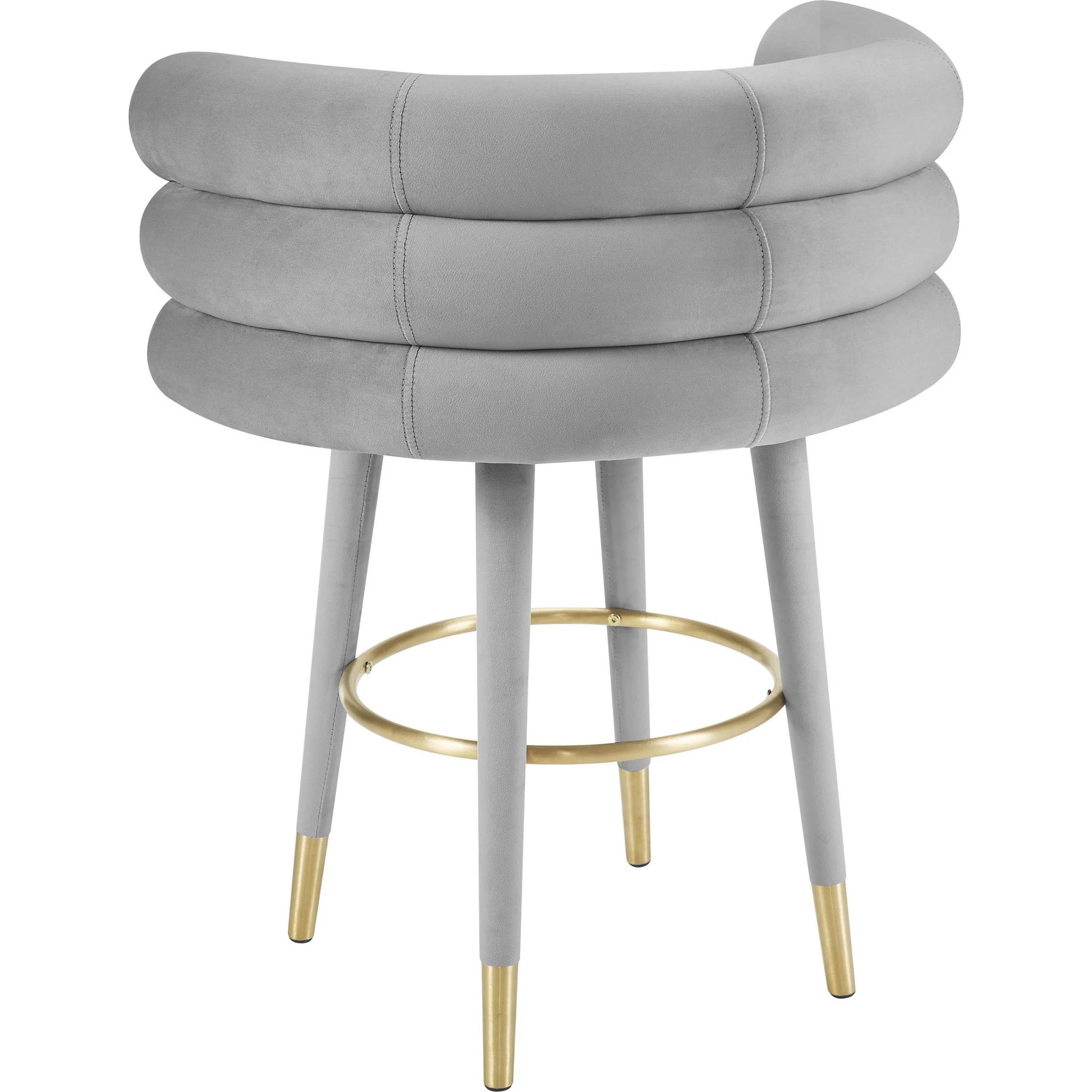 Betty Velvet Barstool by TOV Furniture. Made from unique in a modern style.