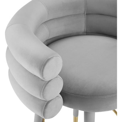 Betty Velvet Barstool by TOV Furniture. Made from unique in a modern style.