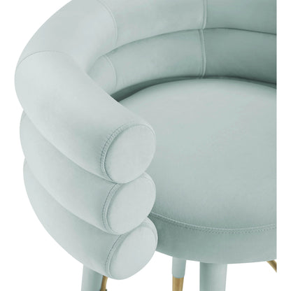 Betty Velvet Barstool by TOV Furniture. Made from unique in a modern style.