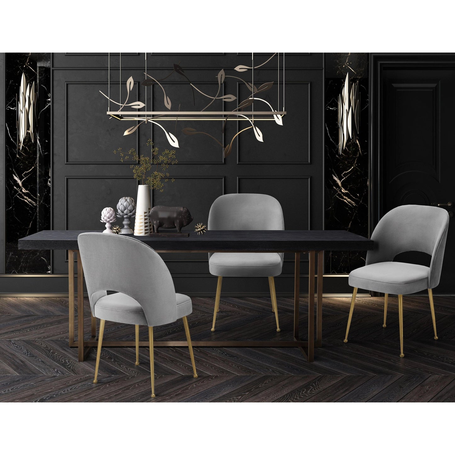 046 S-303122 | Lifestyle | Swell Velvet Chair by TOV Furniture. Made from unique in a modern style.