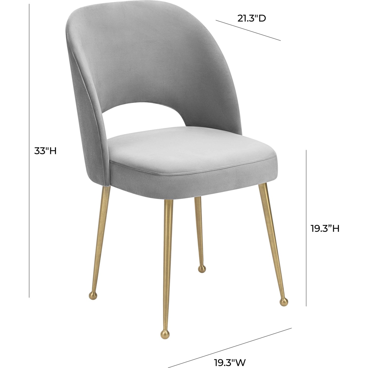 045 S-303122 | Additional Silo | Swell Velvet Chair by TOV Furniture. Made from unique in a modern style.
