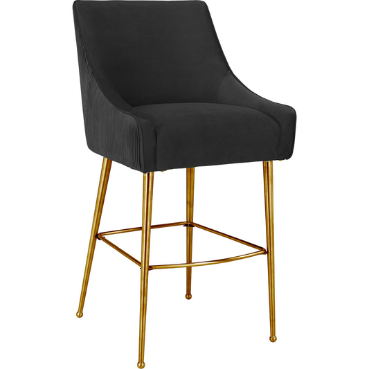 Beatrix Pleated Bar Stool by TOV Furniture. Made from unique in a modern style.