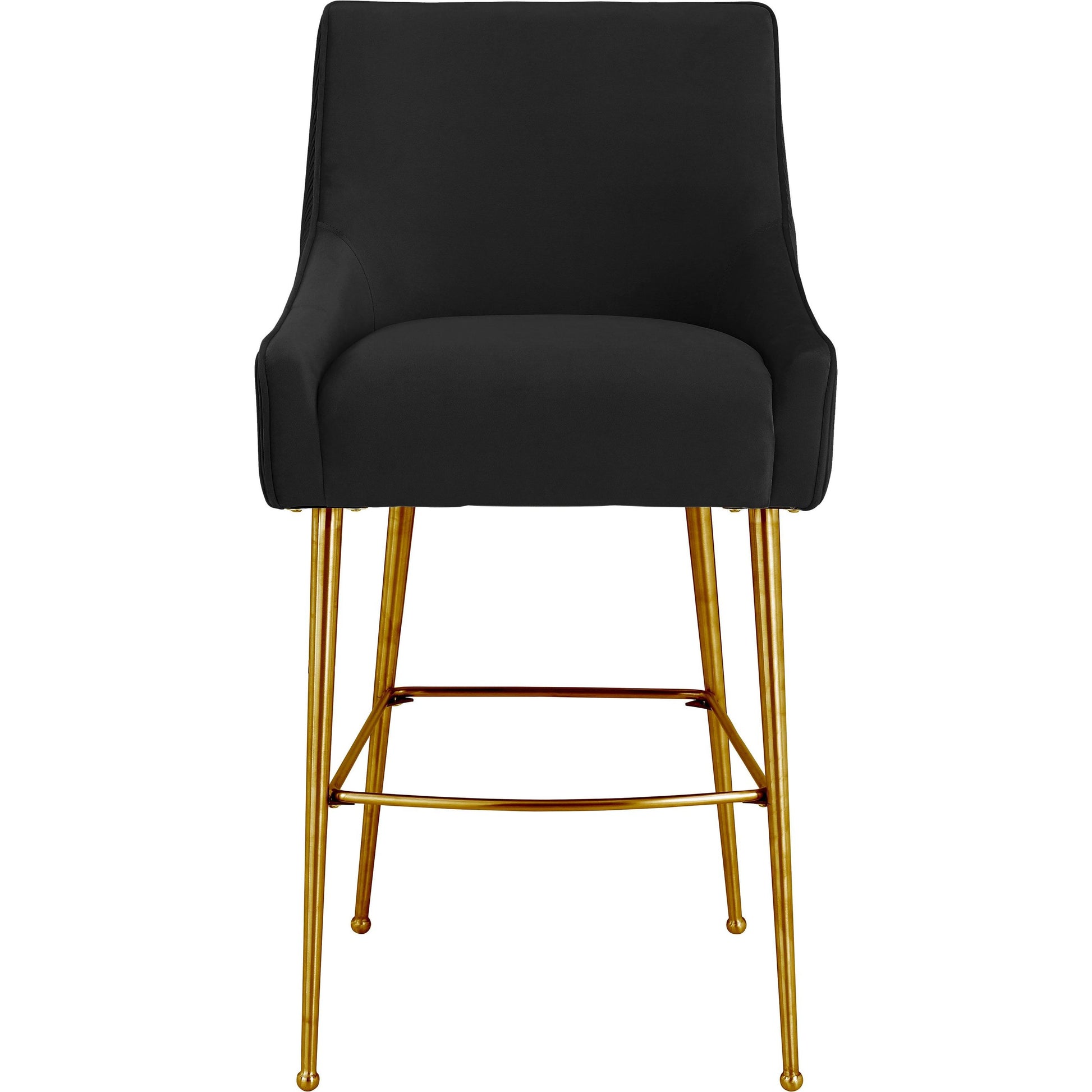 Beatrix Pleated Bar Stool by TOV Furniture. Made from unique in a modern style.