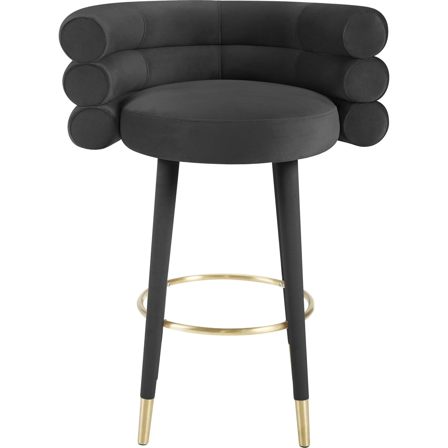 006 SI-1787086 | Additional Silo | Betty Velvet Barstool by TOV Furniture. Made from unique in a modern style.