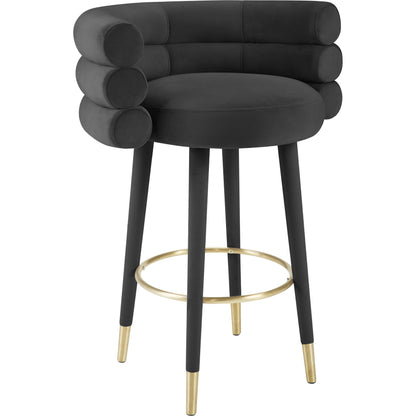 Betty Velvet Barstool by TOV Furniture. Made from unique in a modern style.