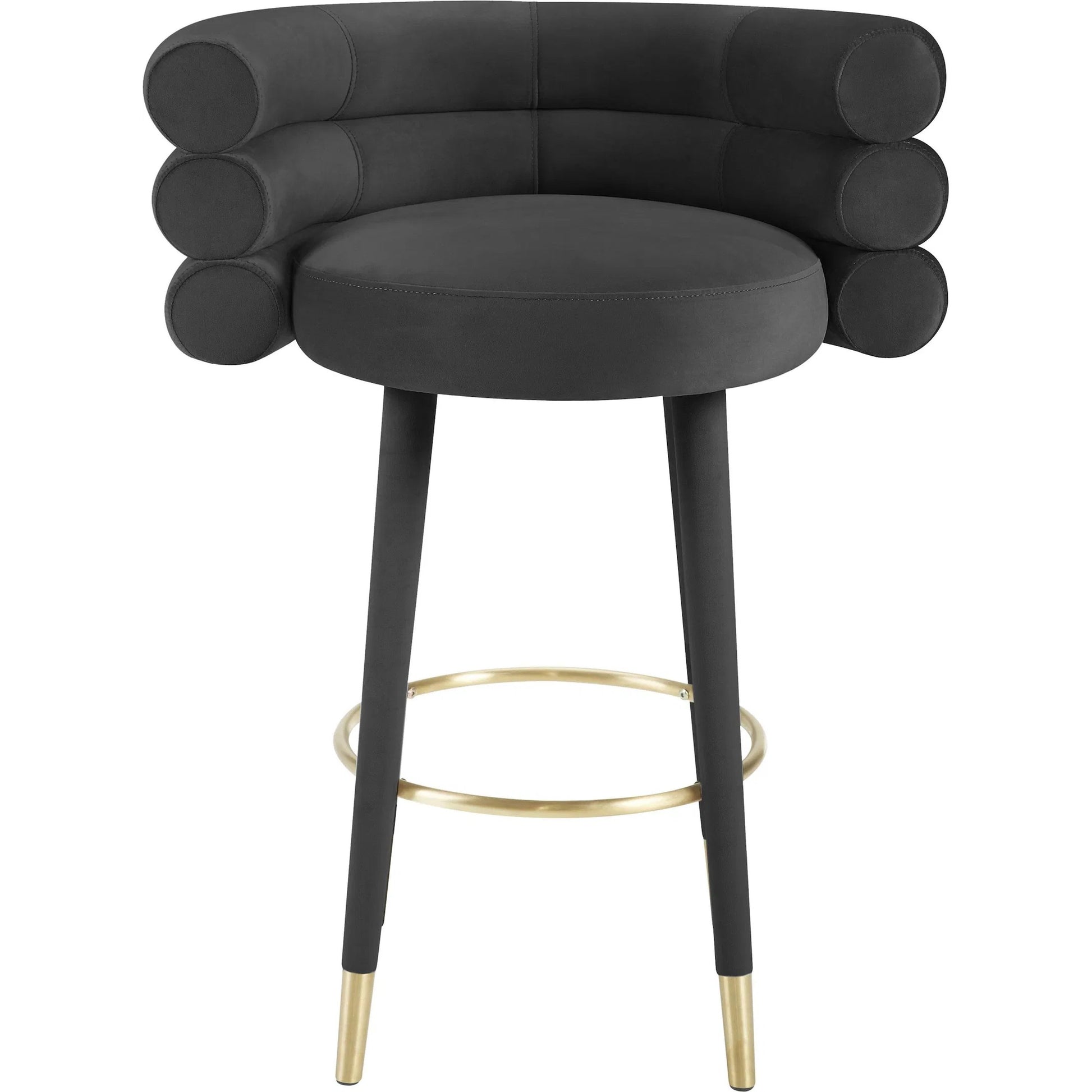 Betty Velvet Barstool by TOV Furniture. Made from unique in a modern style.