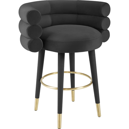 Betty Velvet Counter Stool by TOV Furniture. Made from unique in a modern style.