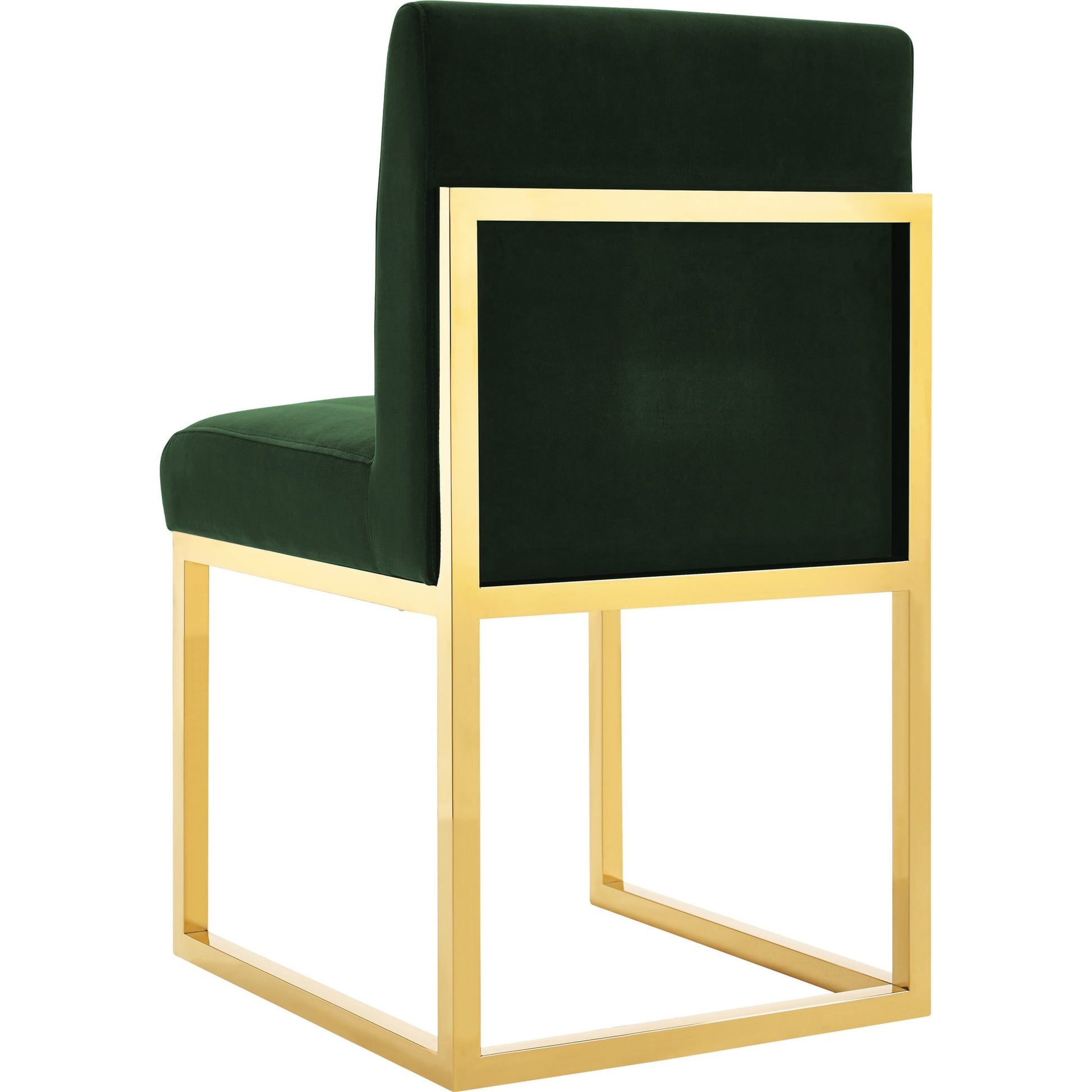 Haute Chair by TOV Furniture in black. Made from velvet, wood in a modern style.
