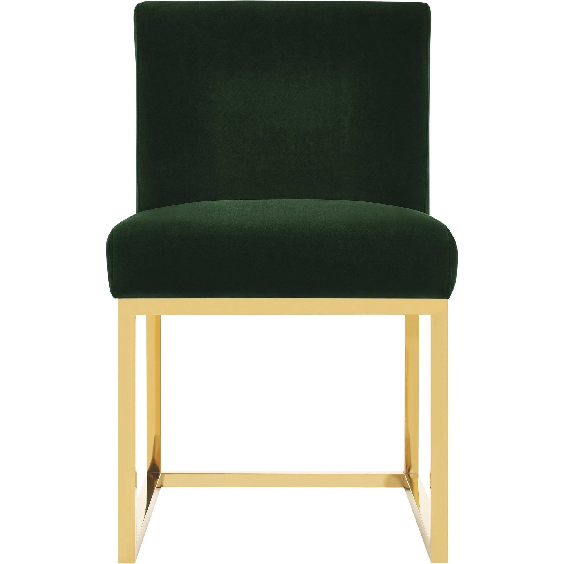 Haute Chair by TOV Furniture in black. Made from velvet, wood in a modern style.