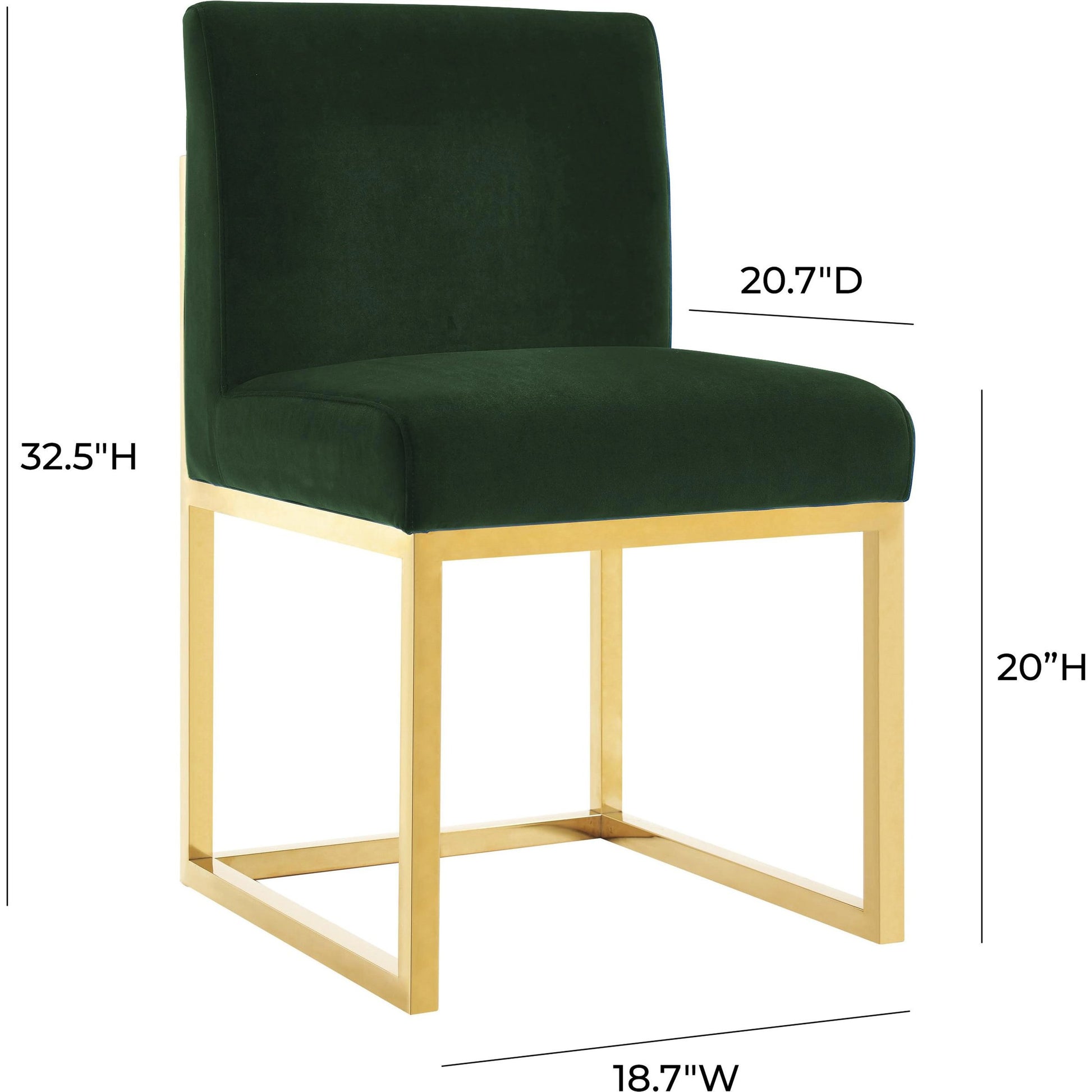 Haute Chair by TOV Furniture in black. Made from velvet, wood in a modern style.