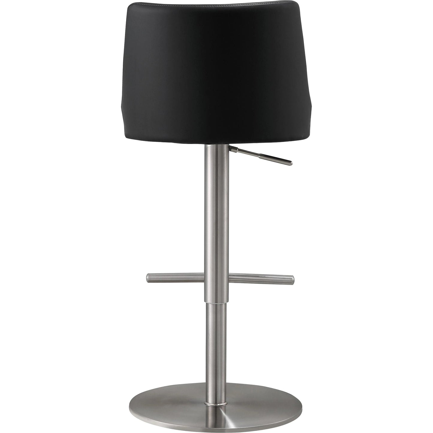 012 SI-1984152 | Additional Silo | Reagan Adjustable Stool by TOV Furniture. Made from mdf, stainless steel, vegan leather in a modern style.
