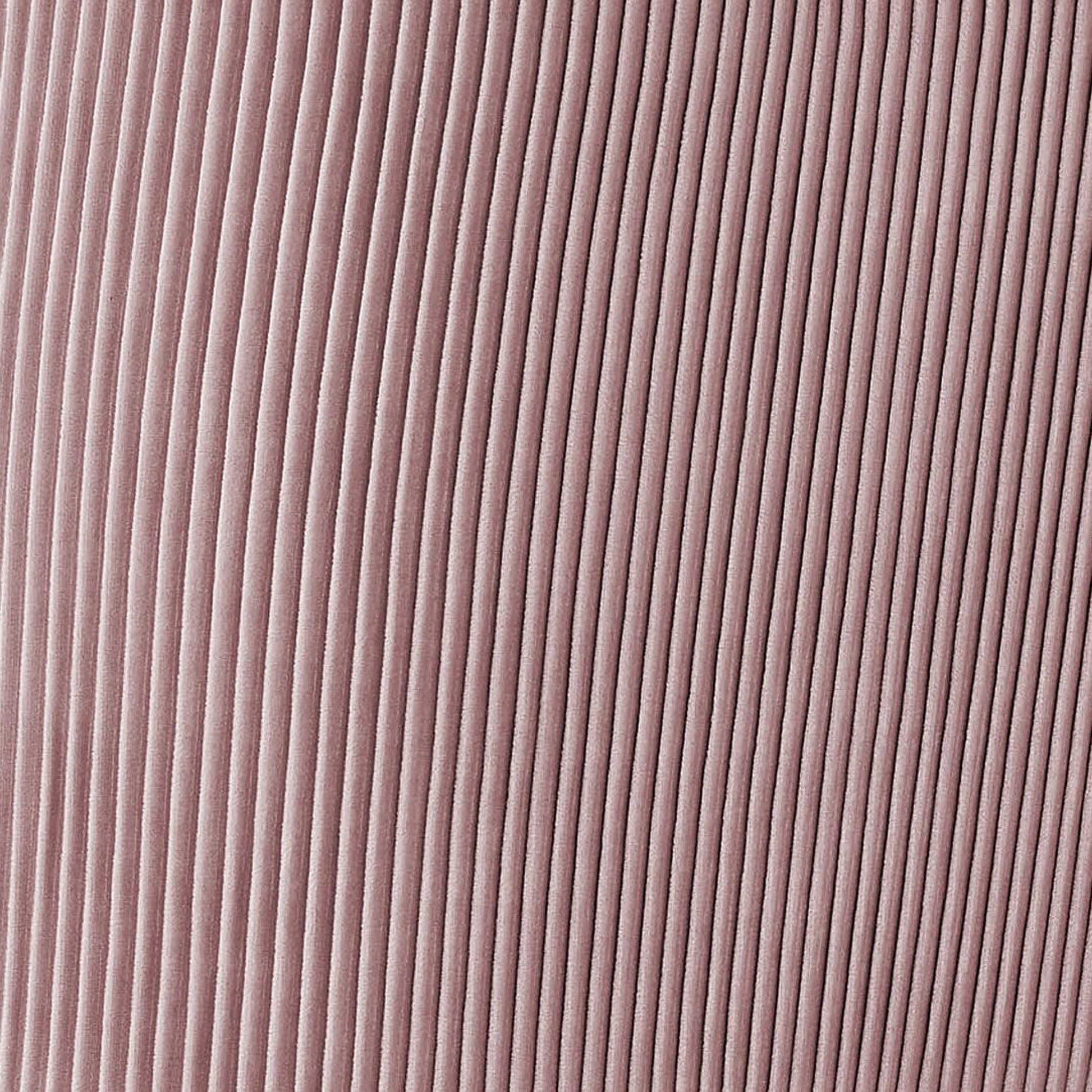 Beatrix Pleated Velvet Side Chair by TOV Furniture in mauve. Made from velvet in a modern style.