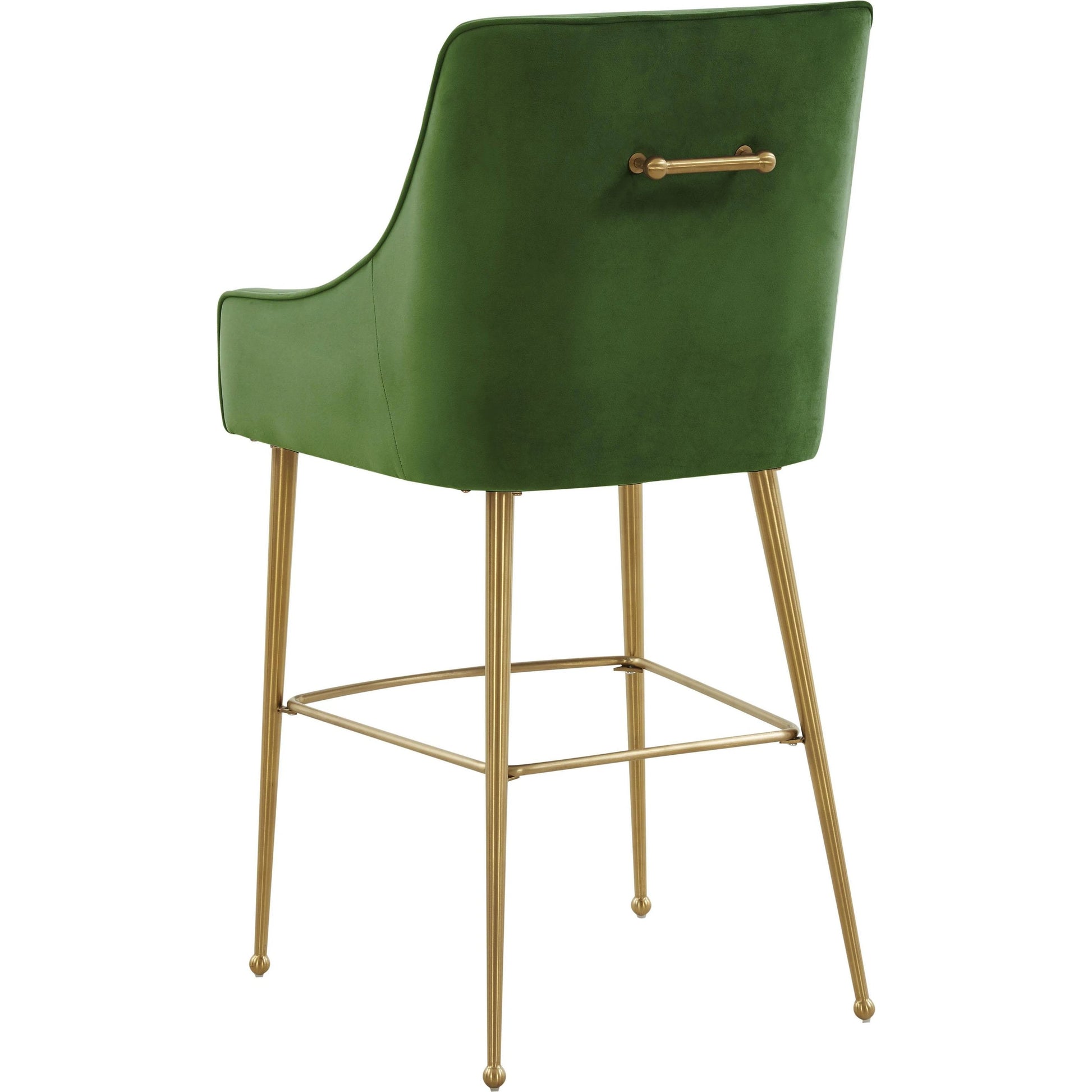 Beatrix Velvet Counter Stool by TOV Furniture. Made from velvet in a modern style.