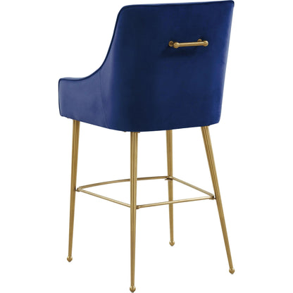 Beatrix Velvet Counter Stool by TOV Furniture. Made from velvet in a modern style.