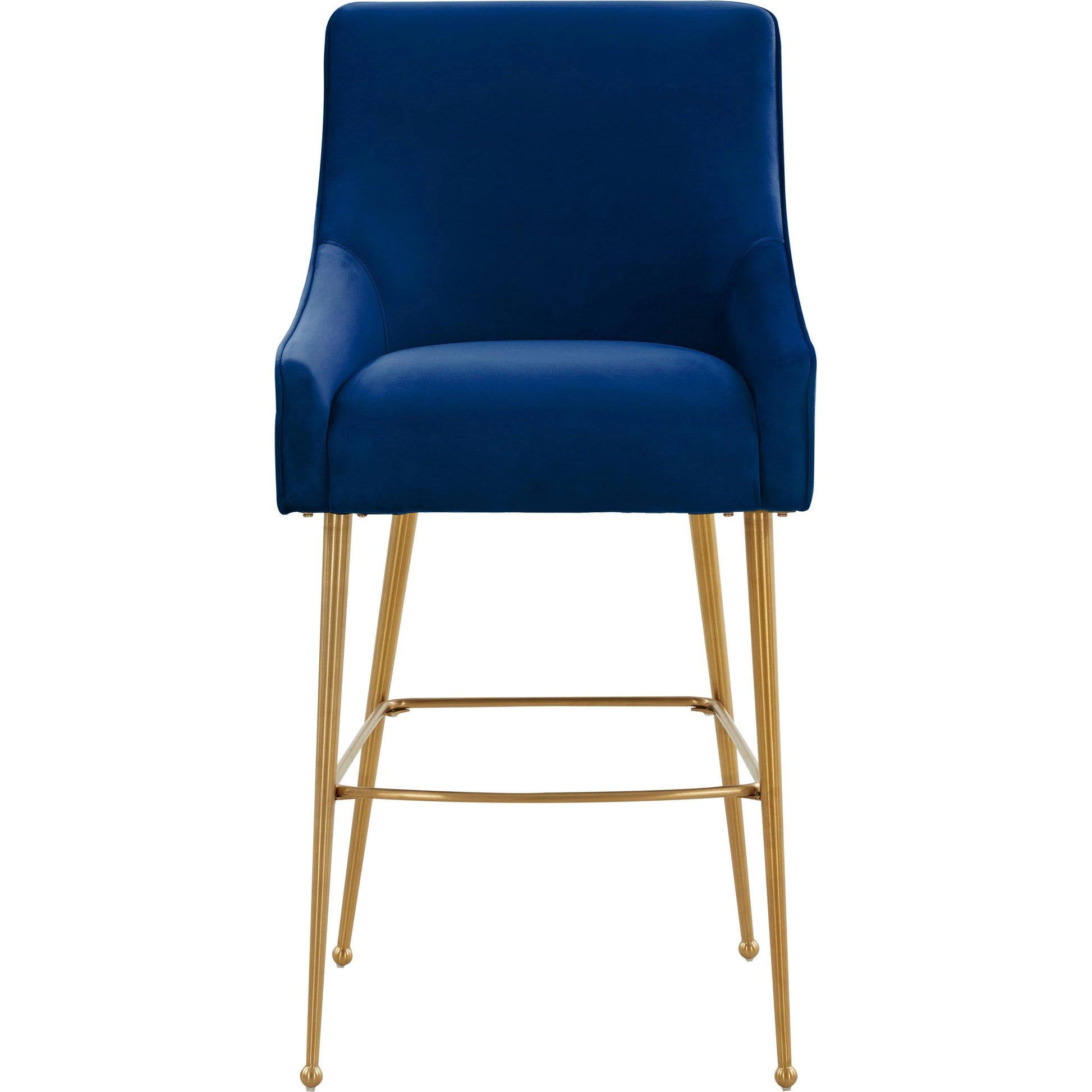 Beatrix Velvet Counter Stool by TOV Furniture. Made from velvet in a modern style.