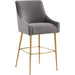 Beatrix Velvet Counter Stool by TOV Furniture. Made from velvet in a modern style.