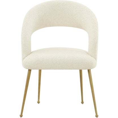Rocco Boucle Dining Chair by TOV Furniture. Made from unique in a modern style.