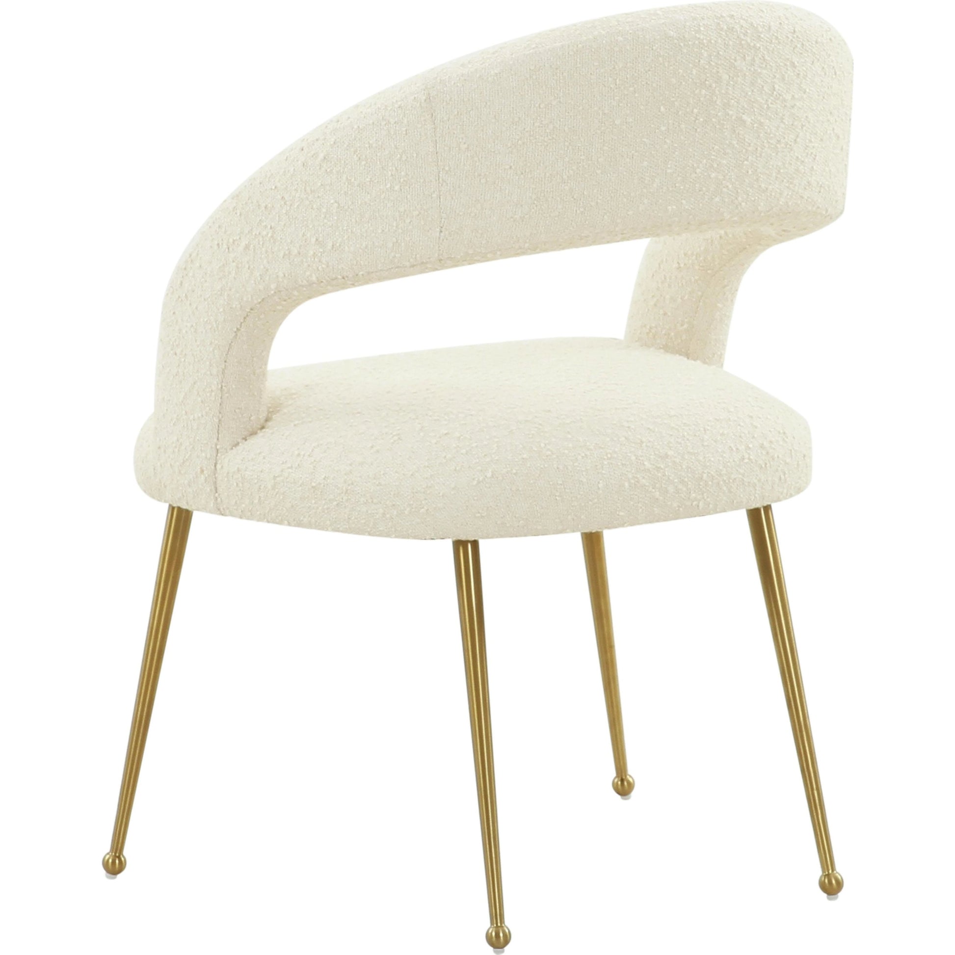 Rocco Boucle Dining Chair by TOV Furniture. Made from unique in a modern style.
