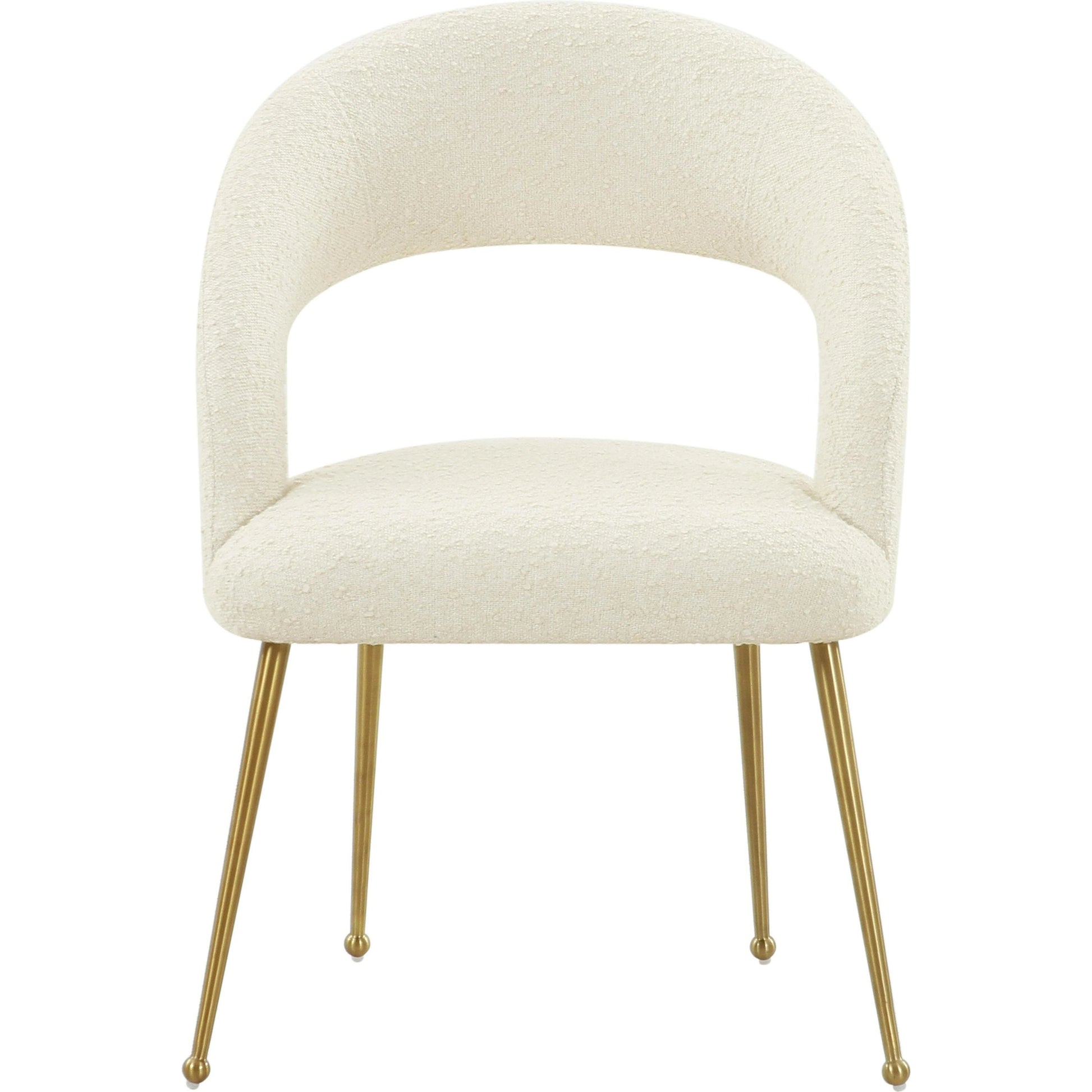 Rocco Boucle Dining Chair by TOV Furniture. Made from unique in a modern style.