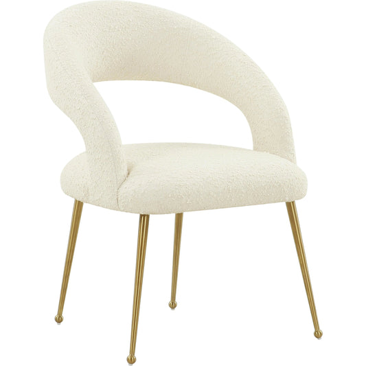 Rocco Boucle Dining Chair by TOV Furniture. Made from unique in a modern style.