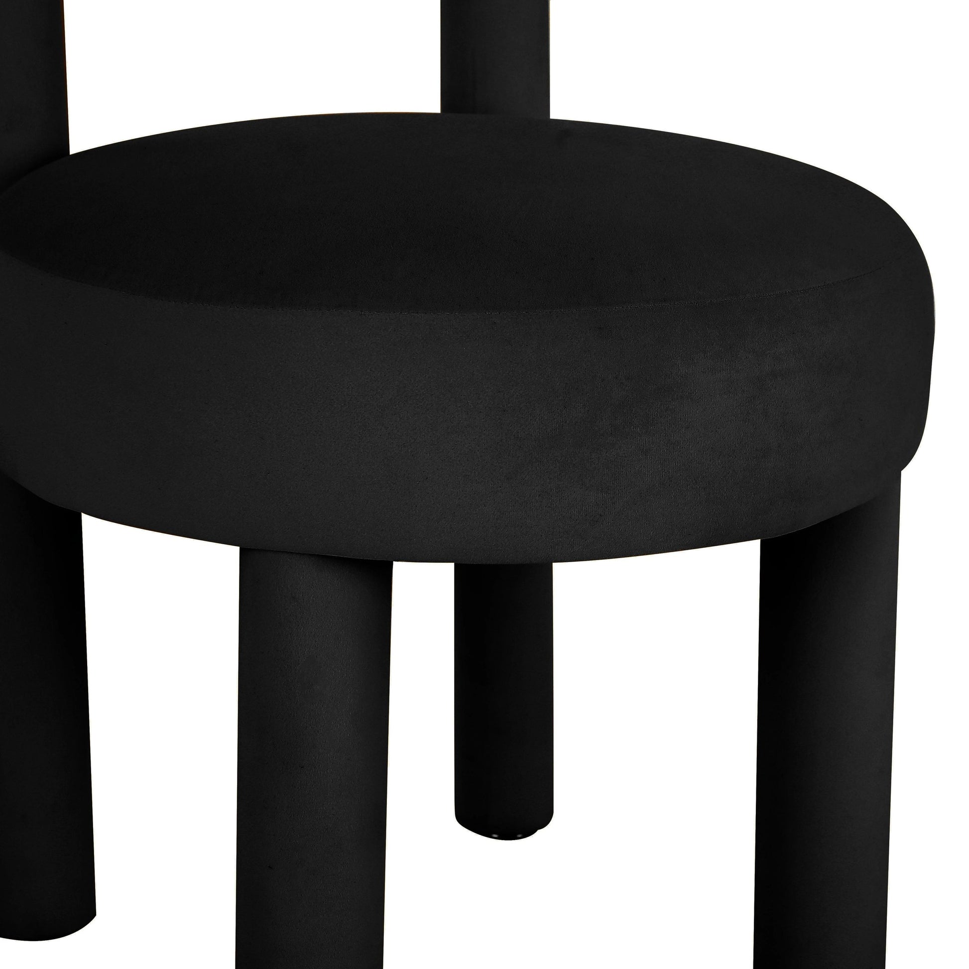 Carmel Velvet Dining Chair by TOV Furniture. Made from velvet, wood in a modern style.