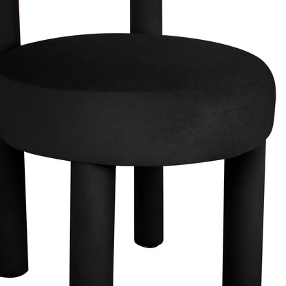 Carmel Velvet Dining Chair by TOV Furniture. Made from velvet, wood in a modern style.