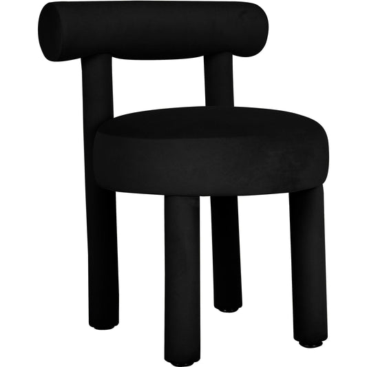Carmel Velvet Dining Chair by TOV Furniture. Made from velvet, wood in a modern style.