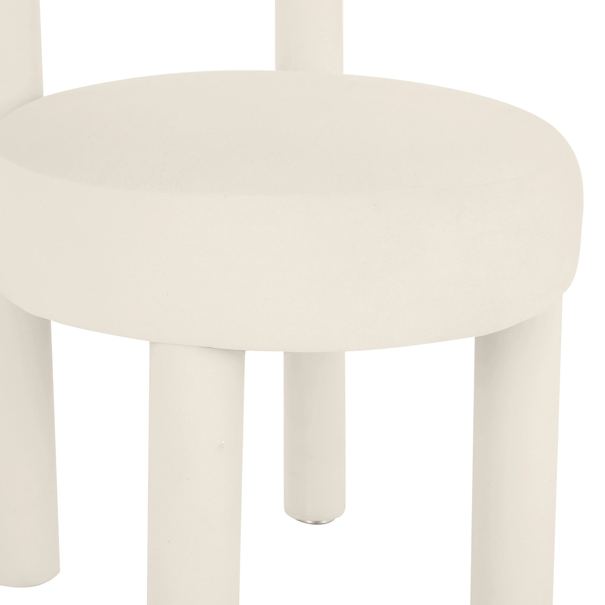 Carmel Velvet Dining Chair by TOV Furniture. Made from velvet, wood in a modern style.