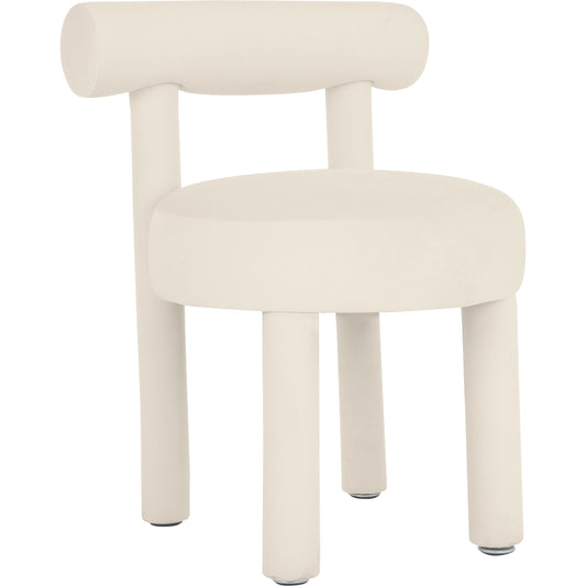 Carmel Velvet Dining Chair by TOV Furniture. Made from velvet, wood in a modern style.