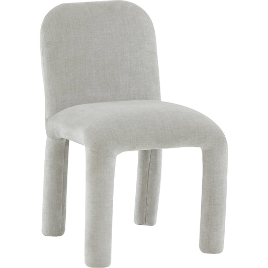 Georgia Chenille Dining Chair by TOV Furniture. Made from chenille, wood in a modern style.