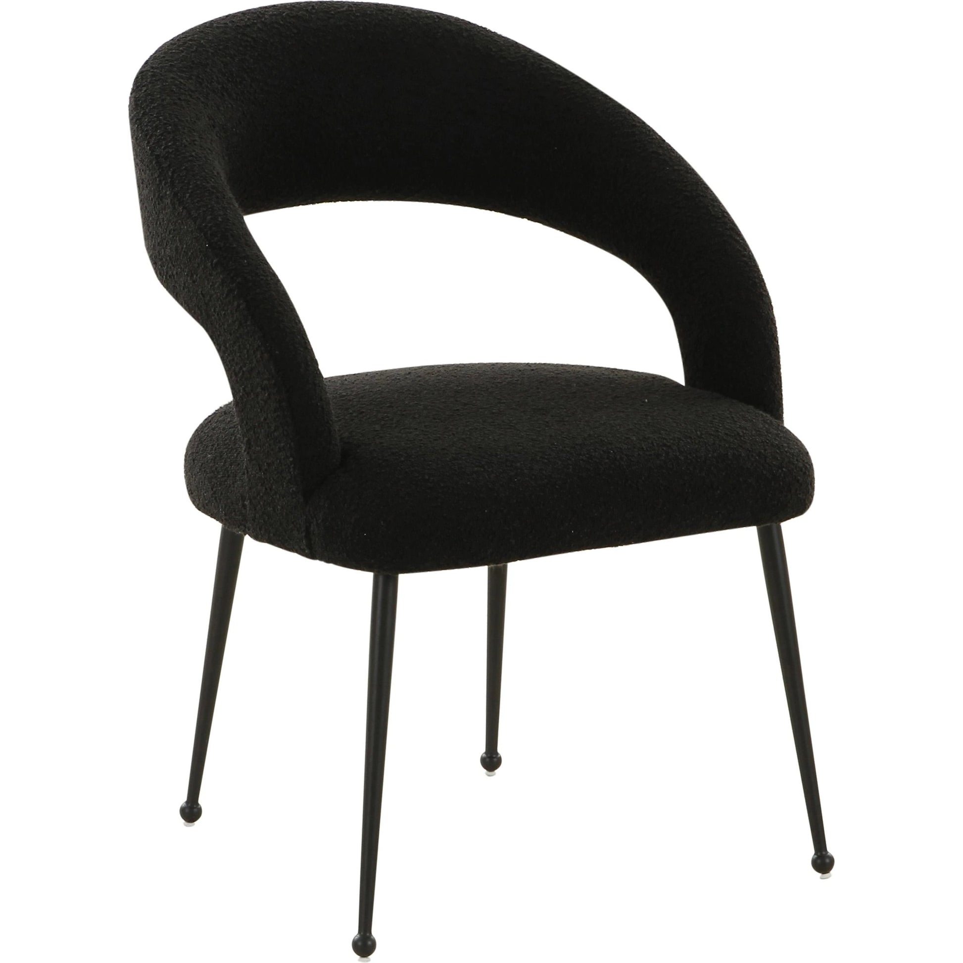 Rocco Boucle Dining Chair by TOV Furniture. Made from unique in a modern style.