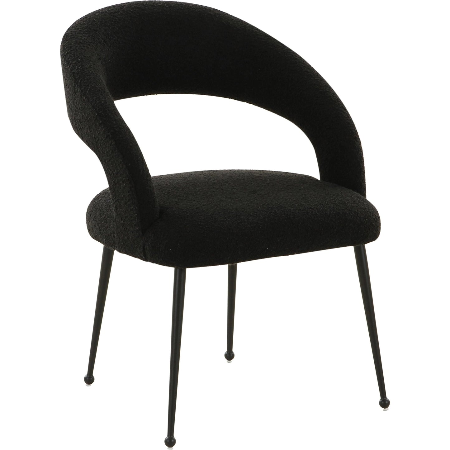 002 SI-2107513 | Primary Silo | Rocco Boucle Dining Chair by TOV Furniture. Made from unique in a modern style.