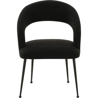 Rocco Boucle Dining Chair by TOV Furniture. Made from unique in a modern style.