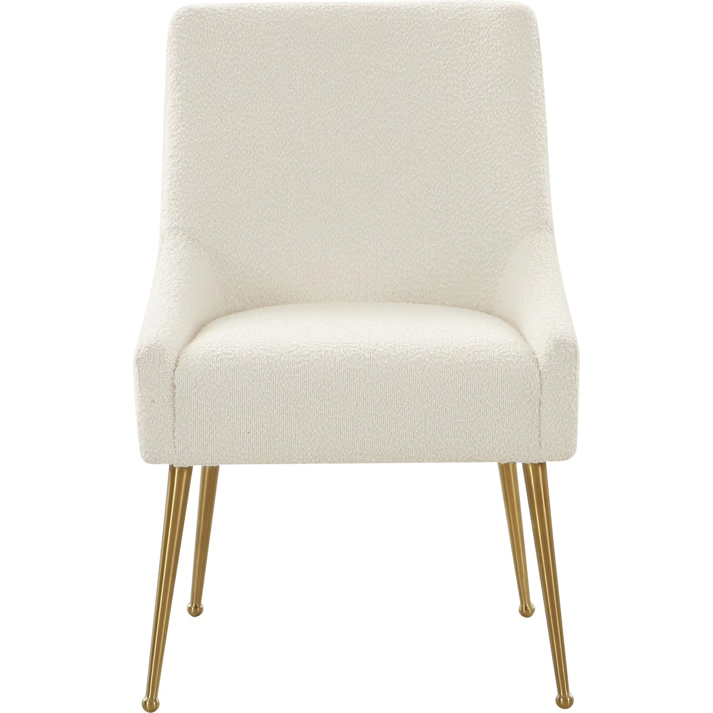 002 SI-2107263 | Additional Silo | Beatrix Boucle Side Chair by TOV Furniture in cream. Made from boucle, wood in a modern style.