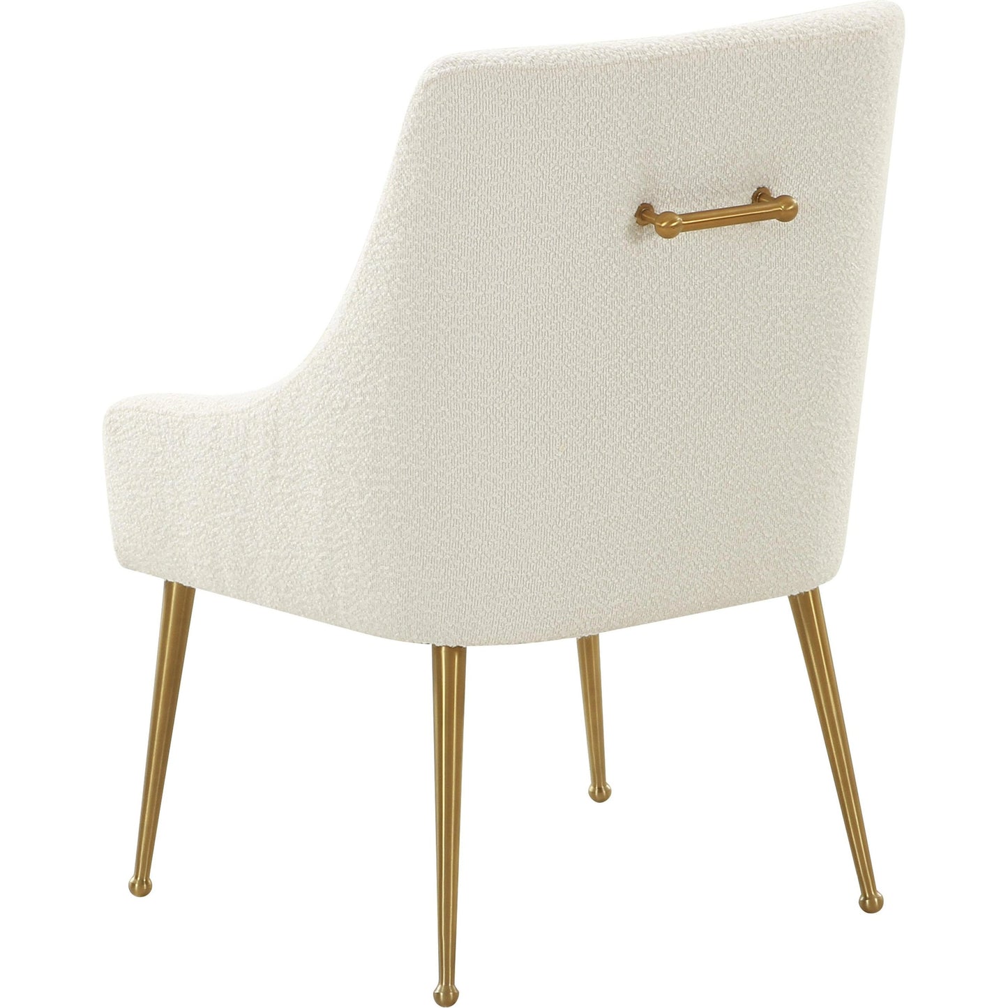 003 SI-2107263 | Additional Silo | Beatrix Boucle Side Chair by TOV Furniture in cream. Made from boucle, wood in a modern style.