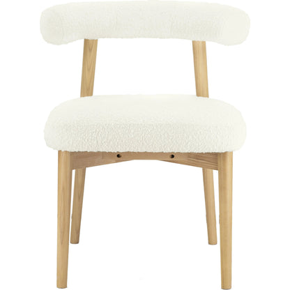 Spara Boucle Side Chair by TOV Furniture. Made from unique in a modern style.