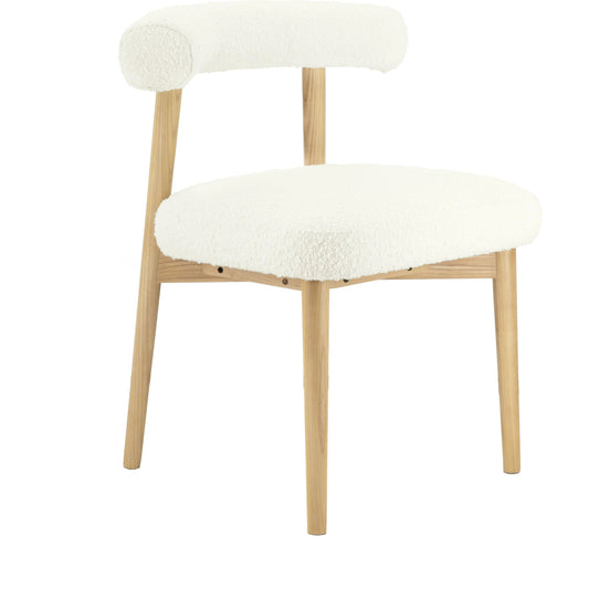 Spara Boucle Side Chair by TOV Furniture. Made from unique in a modern style.