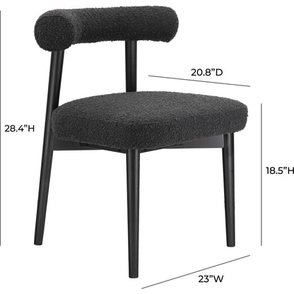 Spara Boucle Side Chair by TOV Furniture. Made from unique in a modern style.