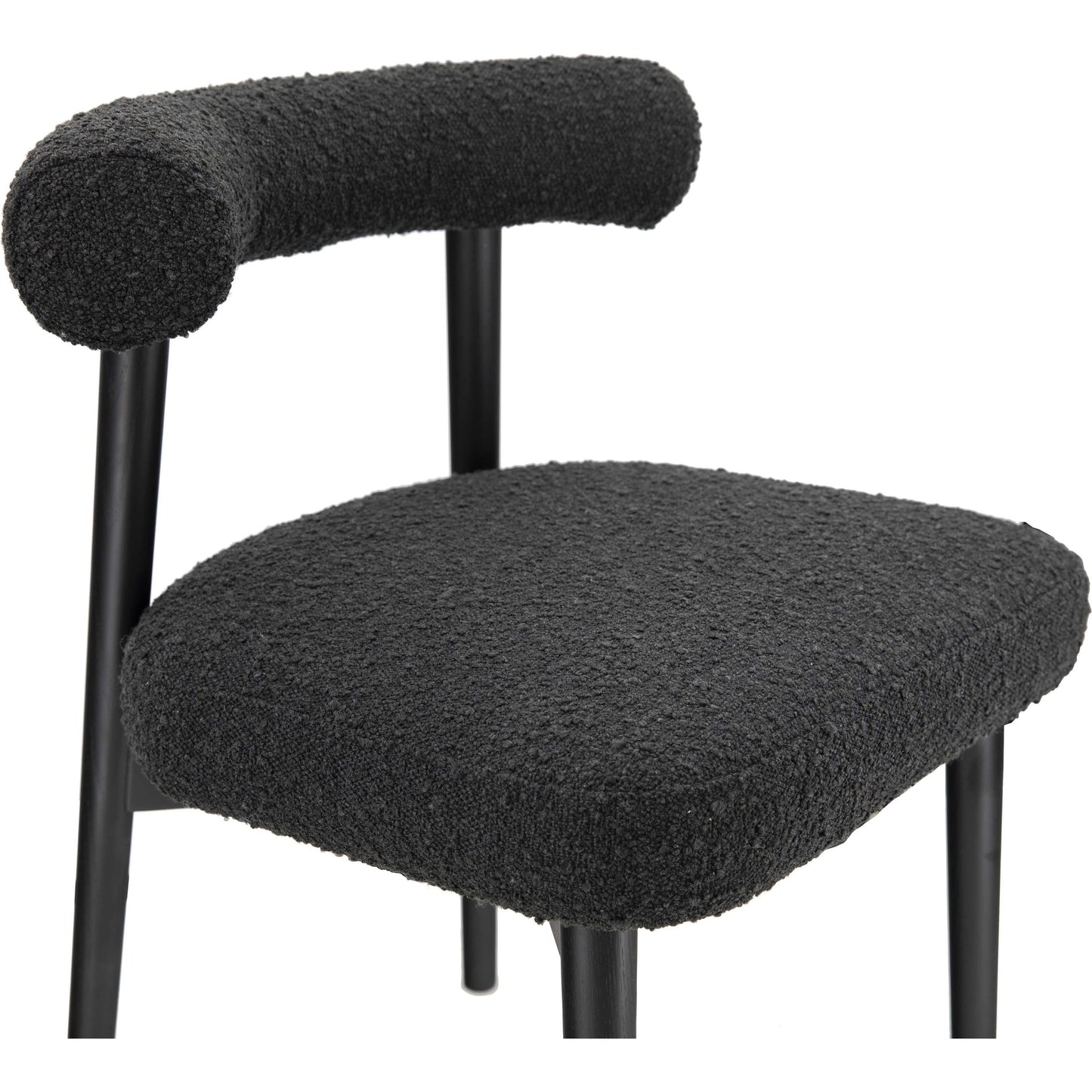 010 SI-2107545 | Closeup | Spara Boucle Side Chair by TOV Furniture. Made from unique in a modern style.