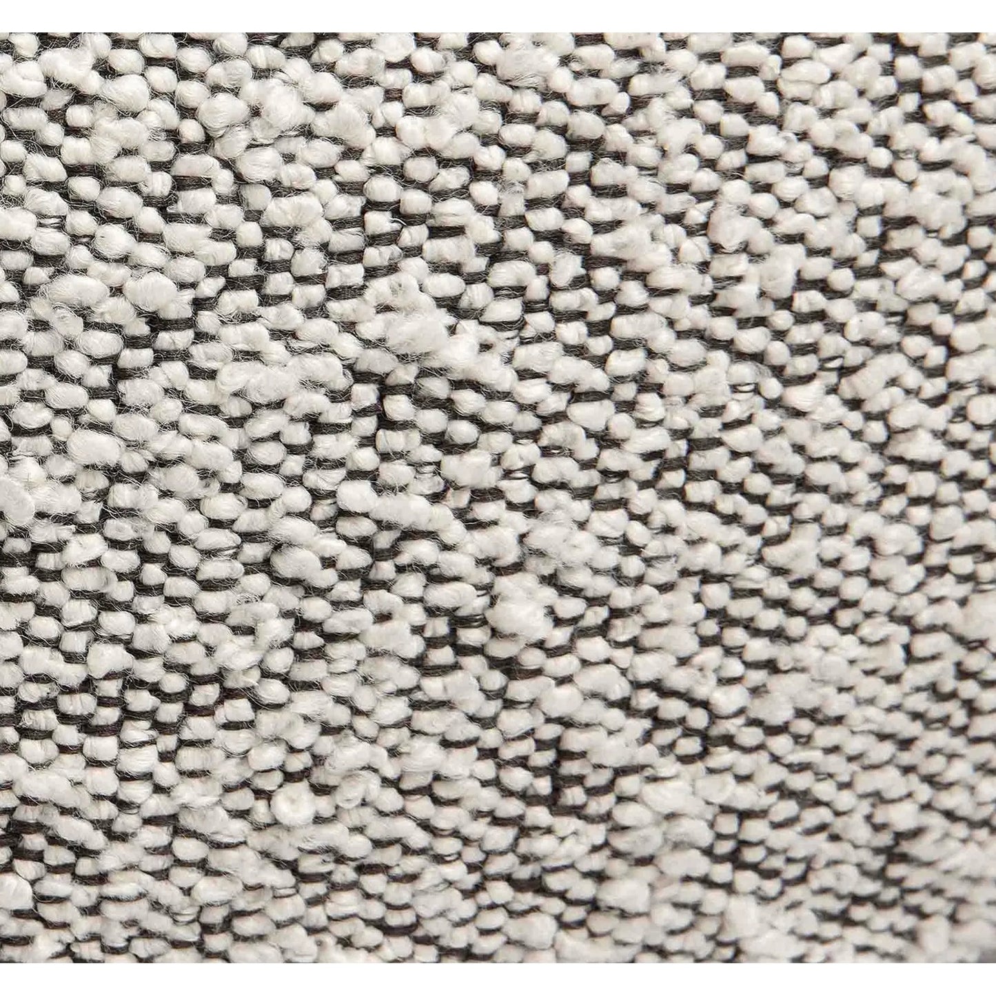 006 SI-2248186 | Closeup | Carmel Performance Boucle Counter Stool by TOV Furniture in black, white. Made from boucle, stainless steel, wood in a transitional style.