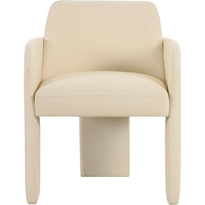 Leo Performance Vegan Leather Dining Chair by TOV Furniture. Made from plywood, vegan leather in a transitional style.