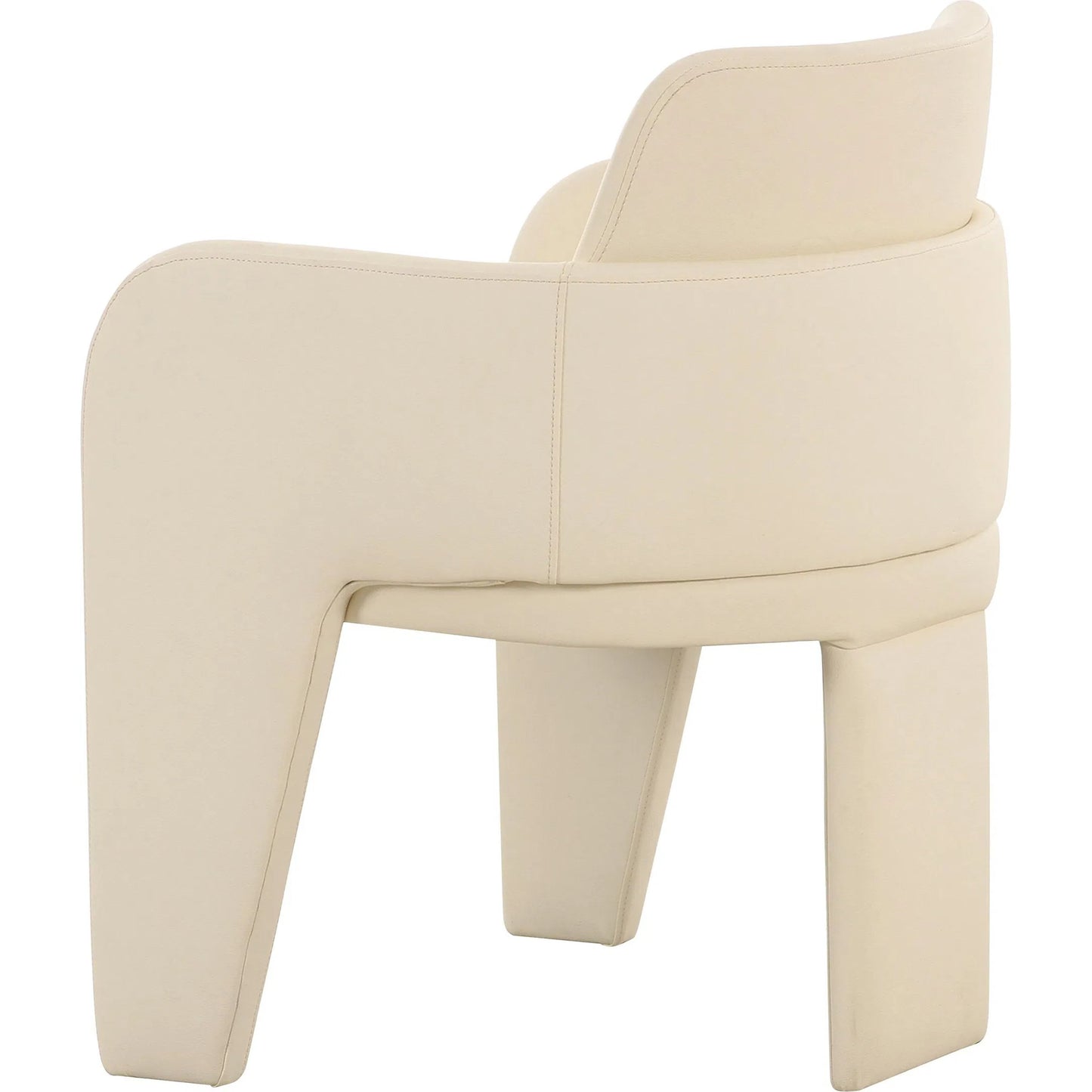 003 SI-2248331 | Additional Silo | Leo Performance Vegan Leather Dining Chair by TOV Furniture. Made from plywood, vegan leather in a transitional style.