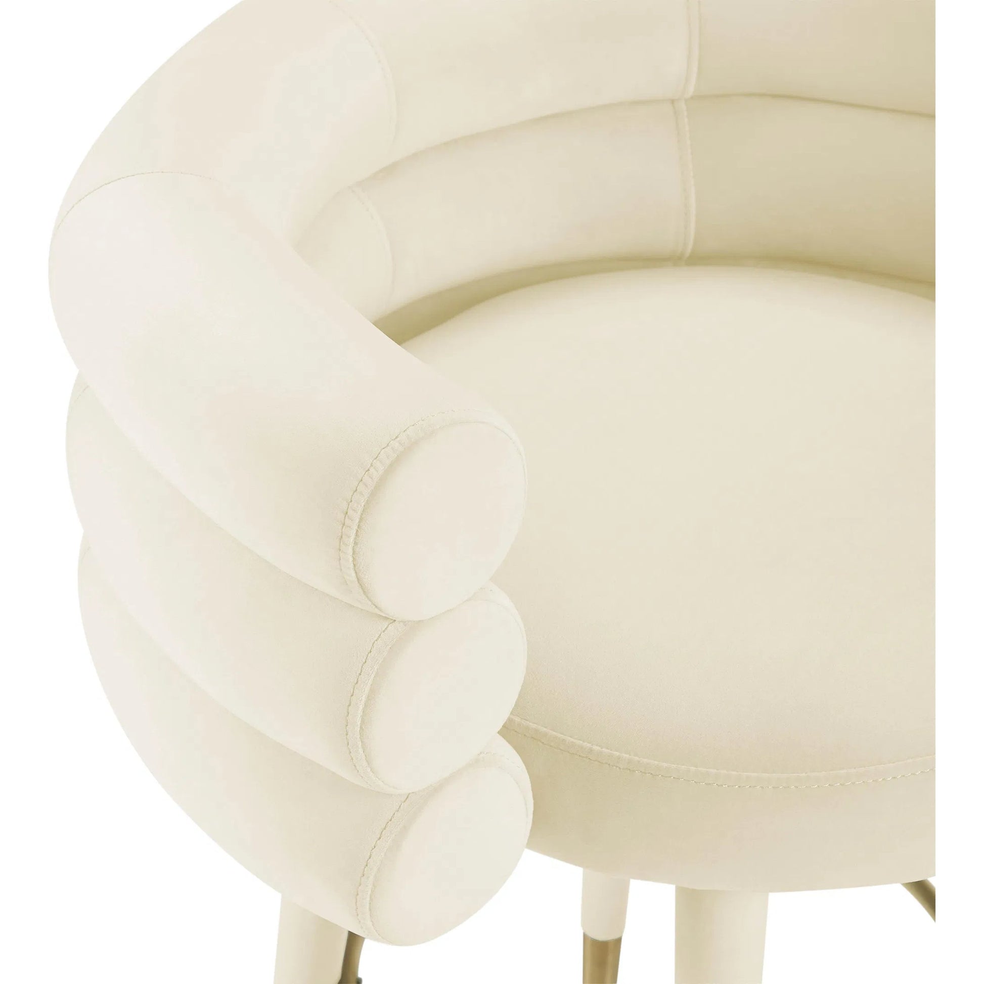 Betty Velvet Barstool by TOV Furniture. Made from unique in a modern style.