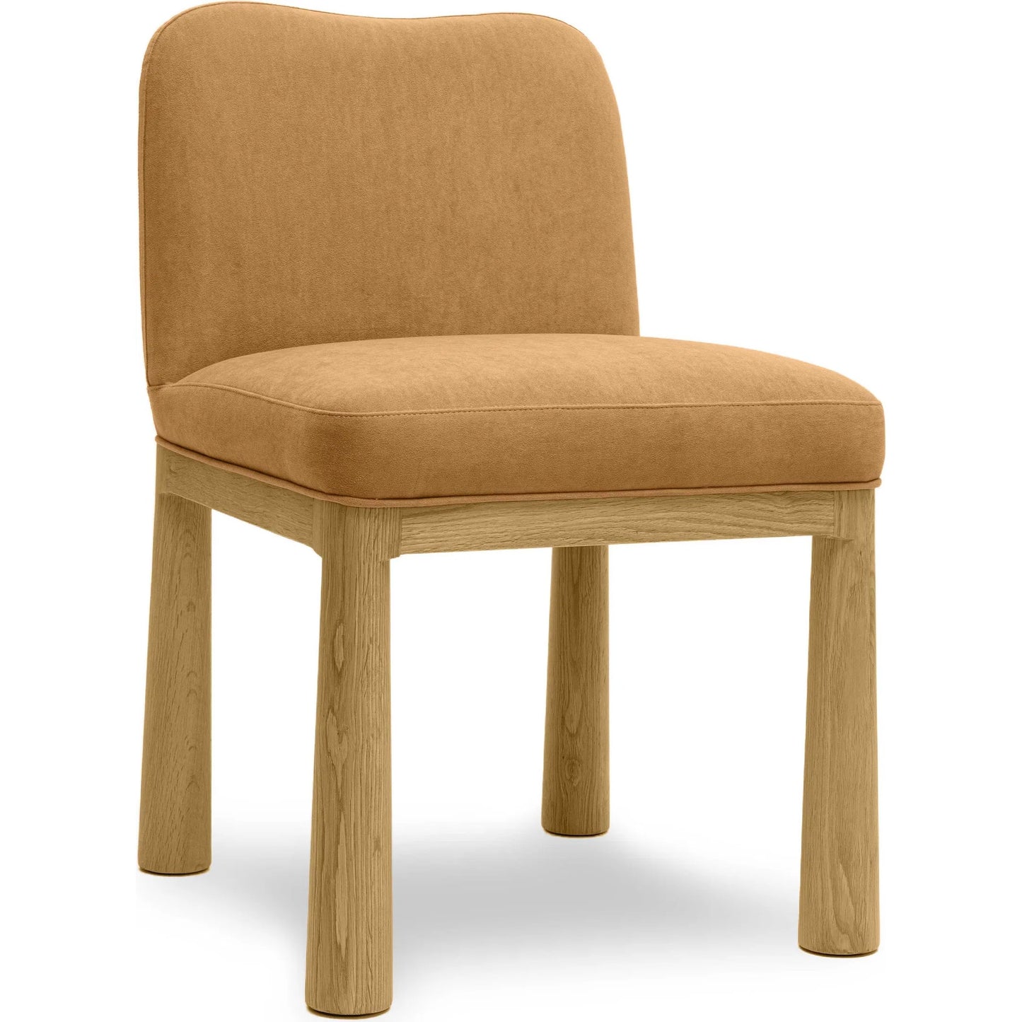 001 SI-2248533 | Primary Silo | Tiara Velvet Oak Dining Chair by TOV Furniture. Made from plywood, velvet, wood in a traditional style.