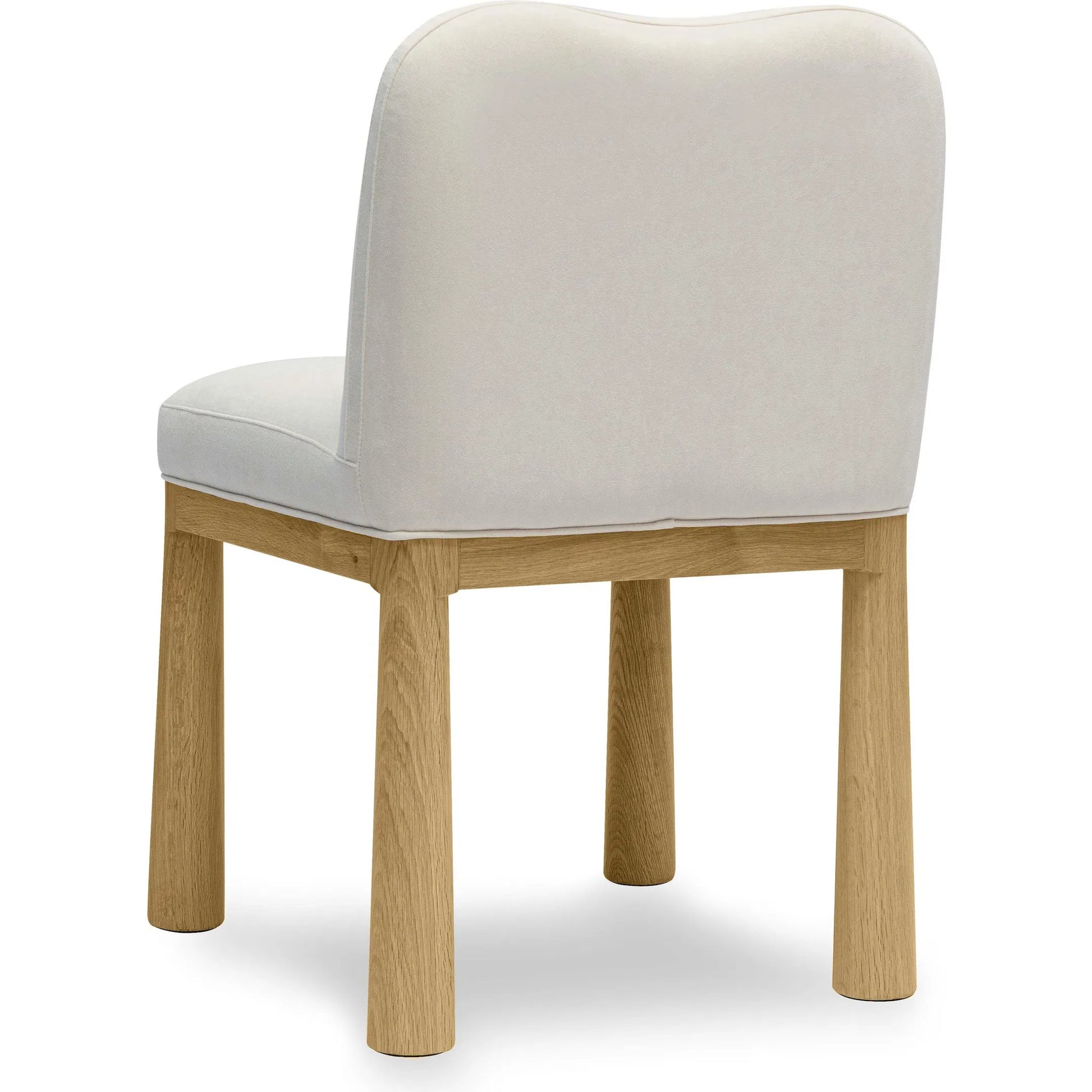 Tiara Velvet Oak Dining Chair by TOV Furniture. Made from plywood, velvet, wood in a traditional style.