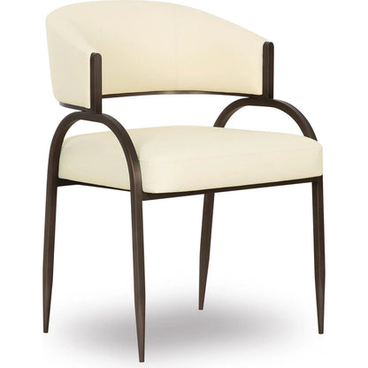 Tatum Performance Vegan Leather Dining Chair by TOV Furniture. Made from pu leather, plywood, stainless steel in a transitional style.